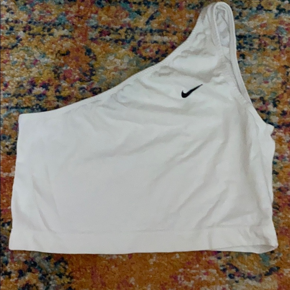 One shoulder Nike top